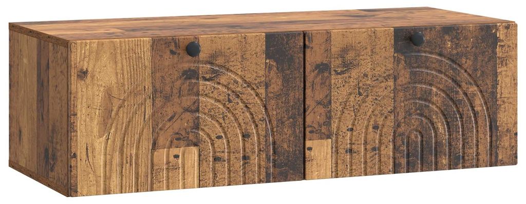 vidaXL Wandmontierter TV-Schrank Altholz 99 x 41 x 30 cm Holzwerkstoff