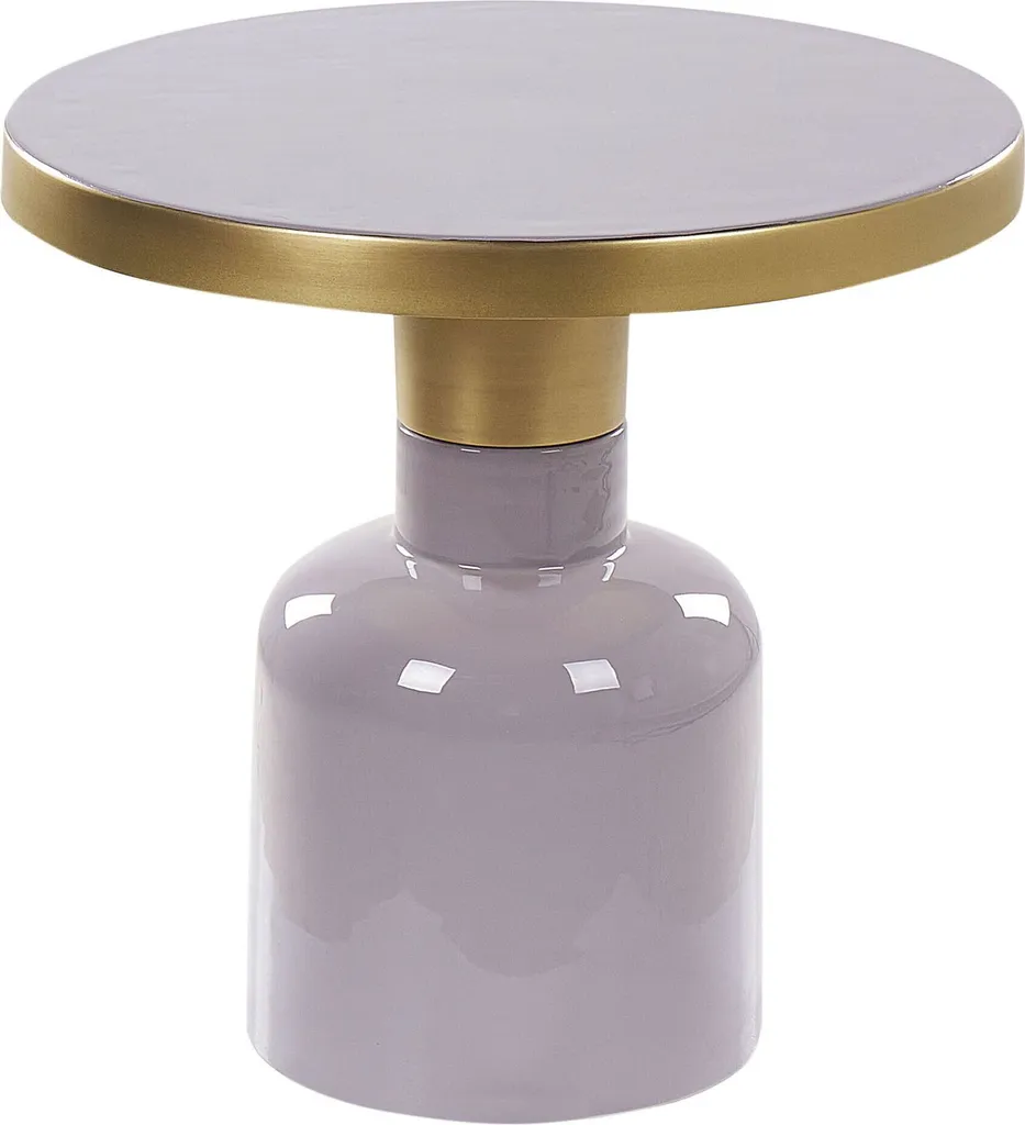Table de Chevet Violette 45 cm Design Moderne pour Chambre et Salon
