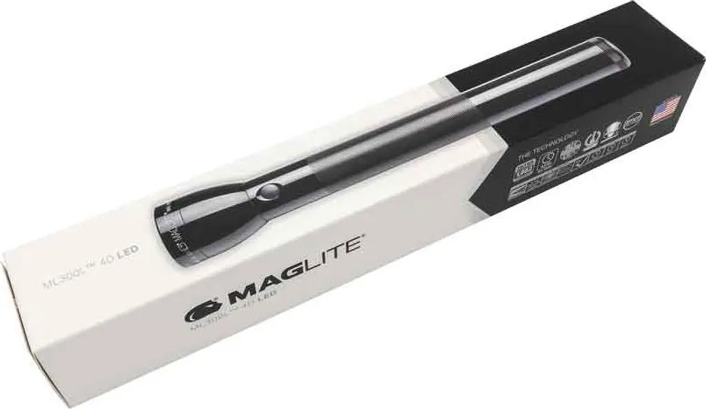 Lampe de Poche LED Puissante Maglite ML300L 4D pour Usage Intensif