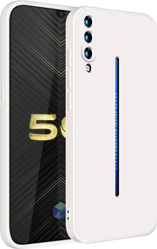 VIVO IQOO Pro Hülle, LaimTop Slim Liquid Silikon Gel Gummi Schutzhülle für VIVO IQOO Pro Weiß