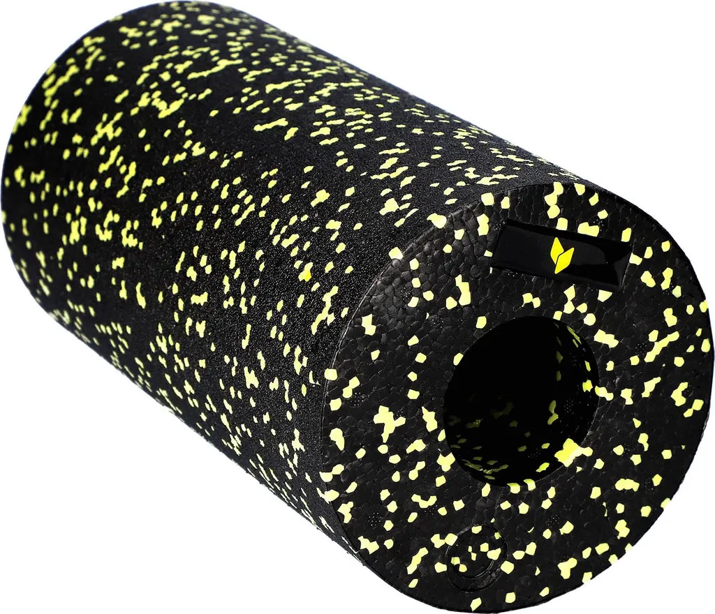 Rouleau de massage en mousse EPP jaune et noir 30cm pour fitness