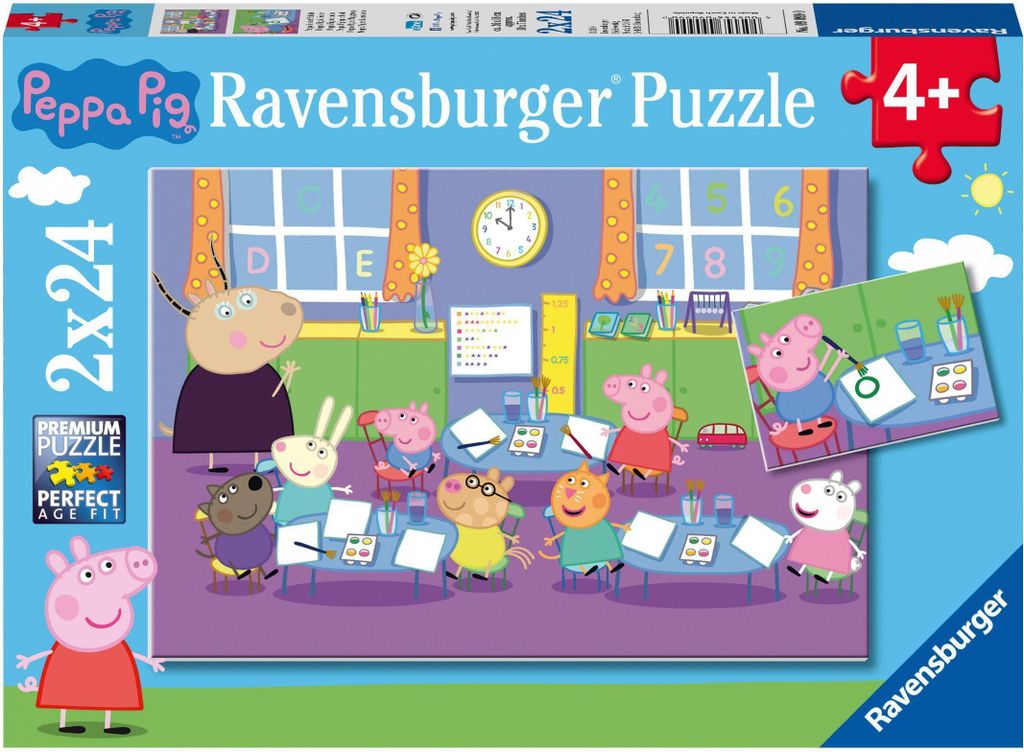 Peppa in der Schule Ravensburger 09099 Produktbild 