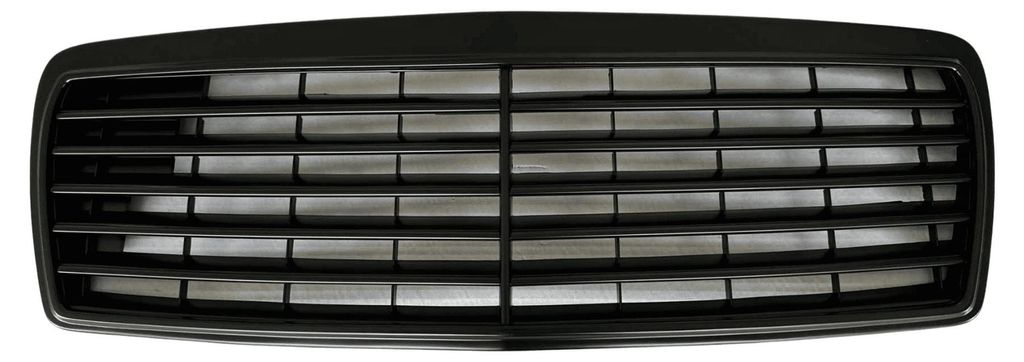 Kühlergrill Grill Schwarz mit Rahmen für Mercedes W210 / S210 ab 1996-1999 – Produktansicht