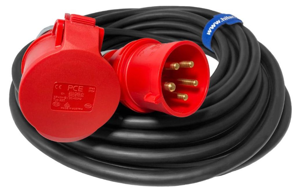 CEE-Adapterleitung, Starkstrom-Adapter Stecker 32A auf Produktbild 