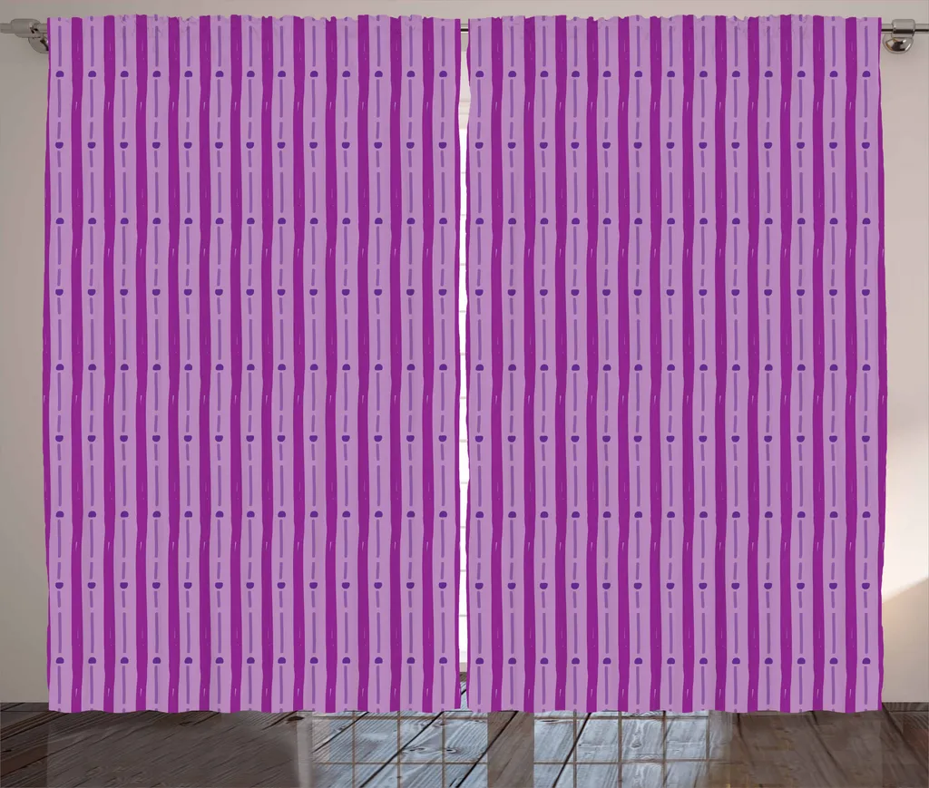 Offerta Tenda Soggiorno ABAKUHAUS 280x175 - Viola Rustico Astratto