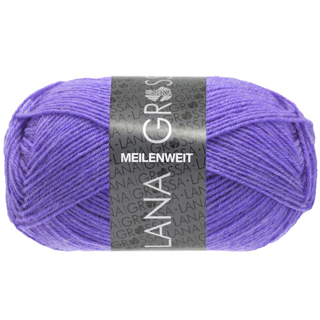 Lana Grossa MEILENWEIT 50 g UNI 4-fach Sockenwolle mit 80 % Produktbild 