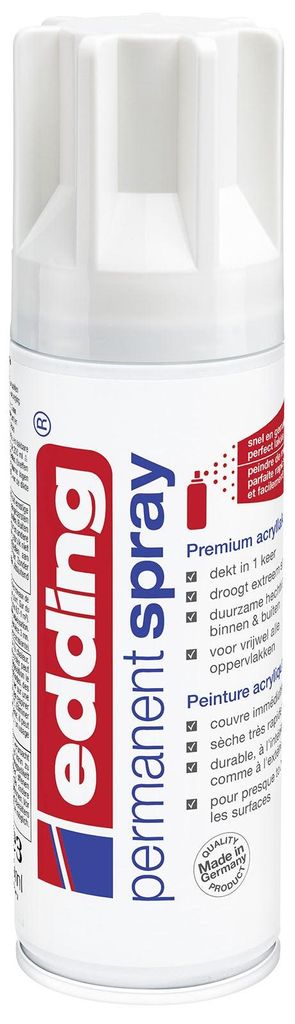 Edding 5200 - permanent spray glossy traffic white glossy