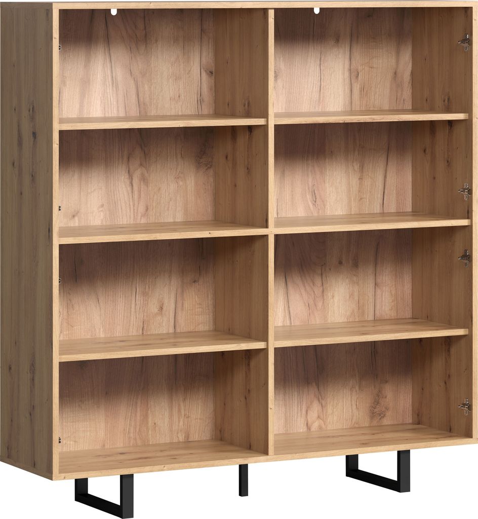 Sentra WO:Ko.Artisan Eiche Melamin,Highboard ohne Fronten