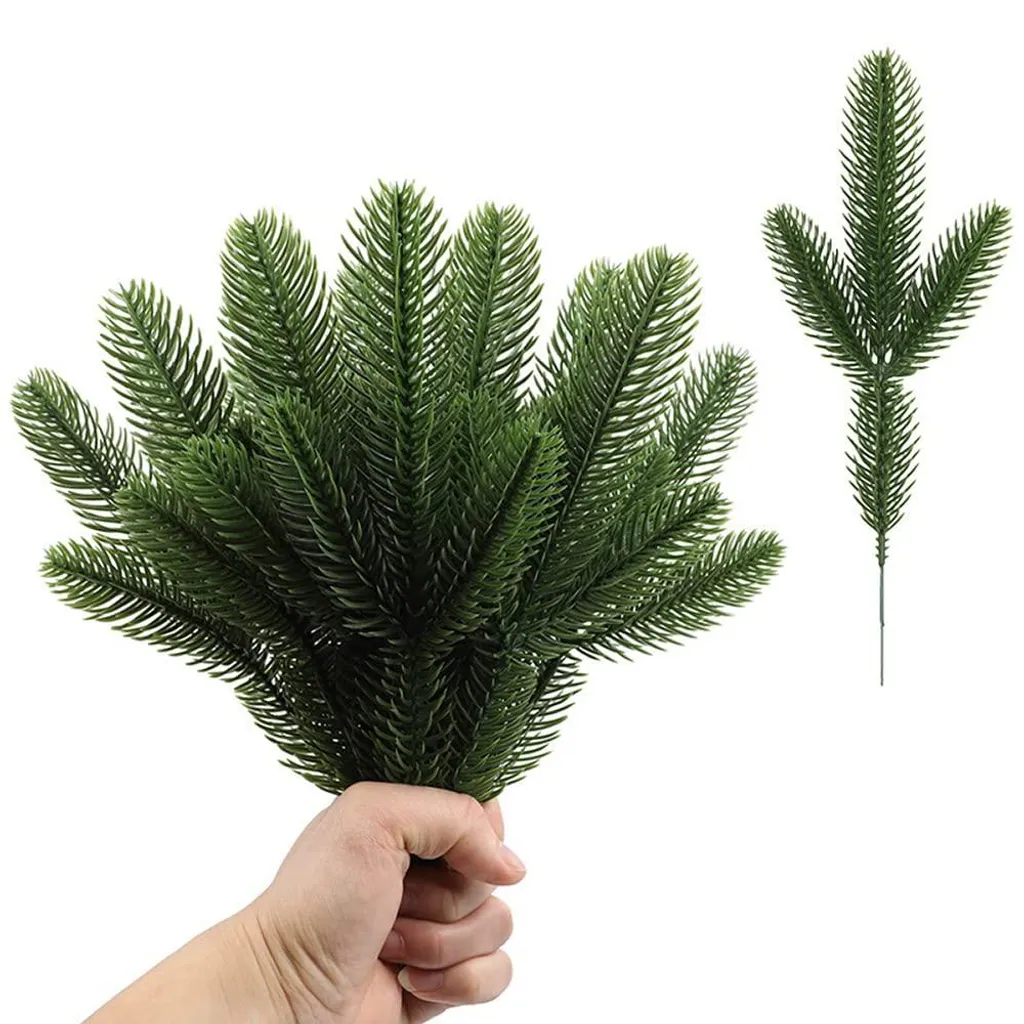 Branches de Pin pour Décoration de Noël et Couronnes : Pack de 24