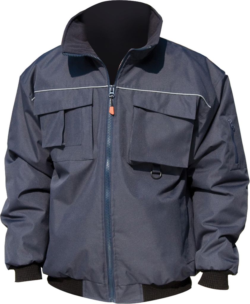 Result Herren Workguard Pilotenjacke / Arbeitsjacke BC2794 (Medium) (Marineblau)