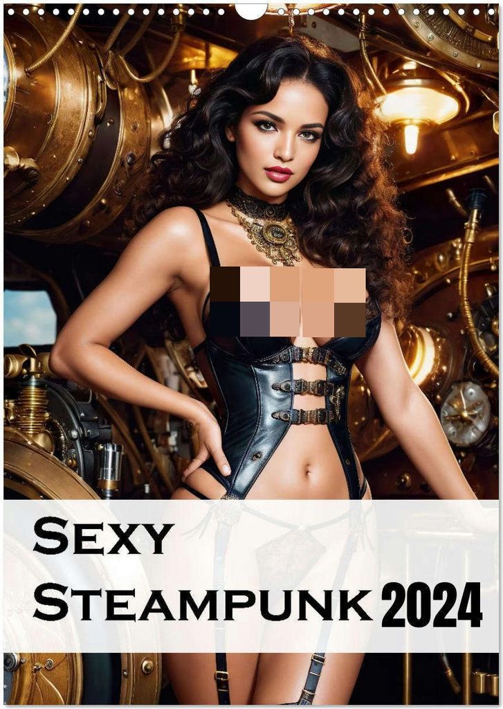 Sexy Steampunk (Wandkalender 2026 DIN A3 hoch), CALVENDO Monatskalender