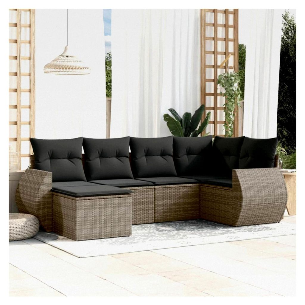Gartenlounge mit Stauraum für Balkonmöbel