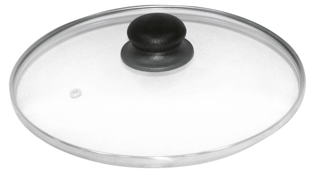 Axentia 222222 Coperchio in vetro con bordo in acciaio inox Immagine del prodotto 