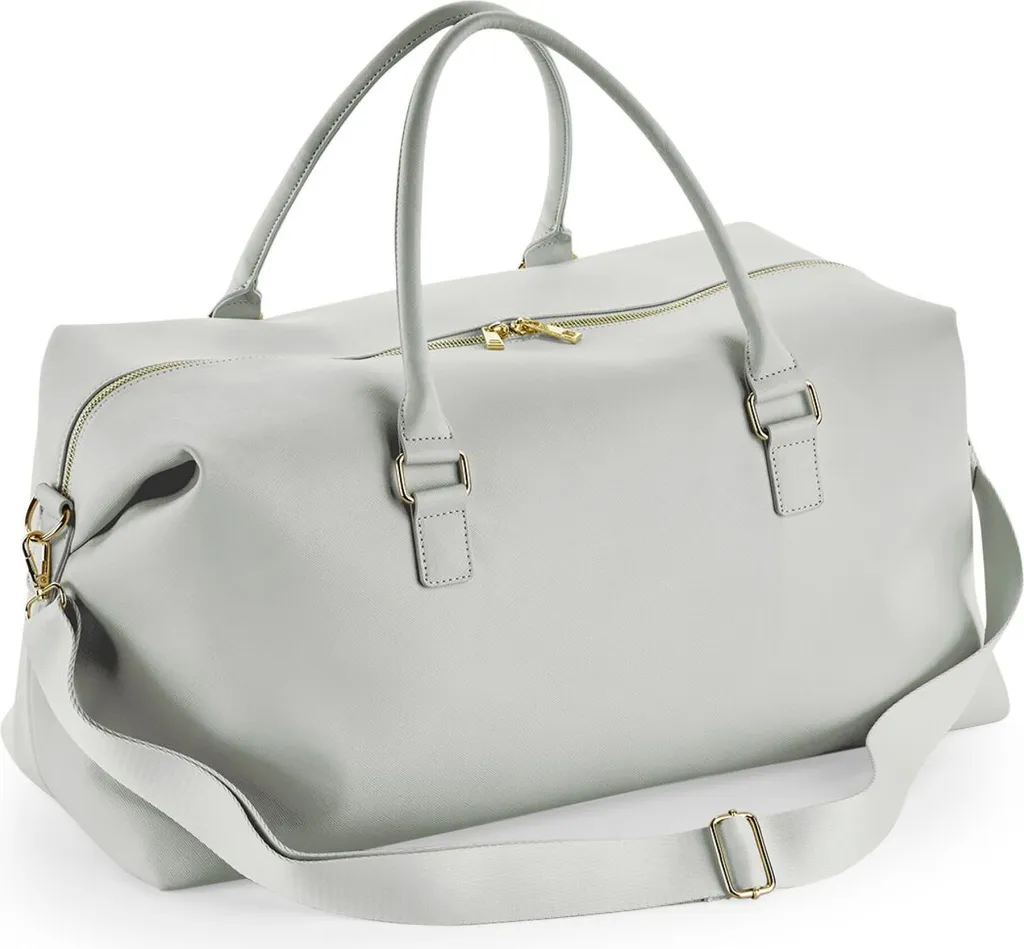Grand sac week-end gris souple Bagbase BC4993 idéal pour vos escapades