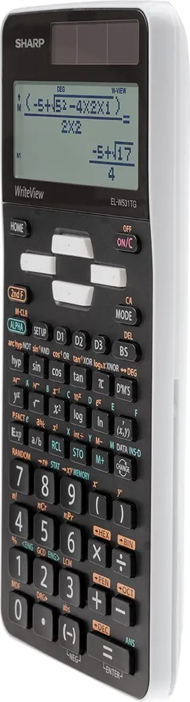 Calculatrice Sharp EL-W531 TG WH blanche avec WriteView pour le collège - 2