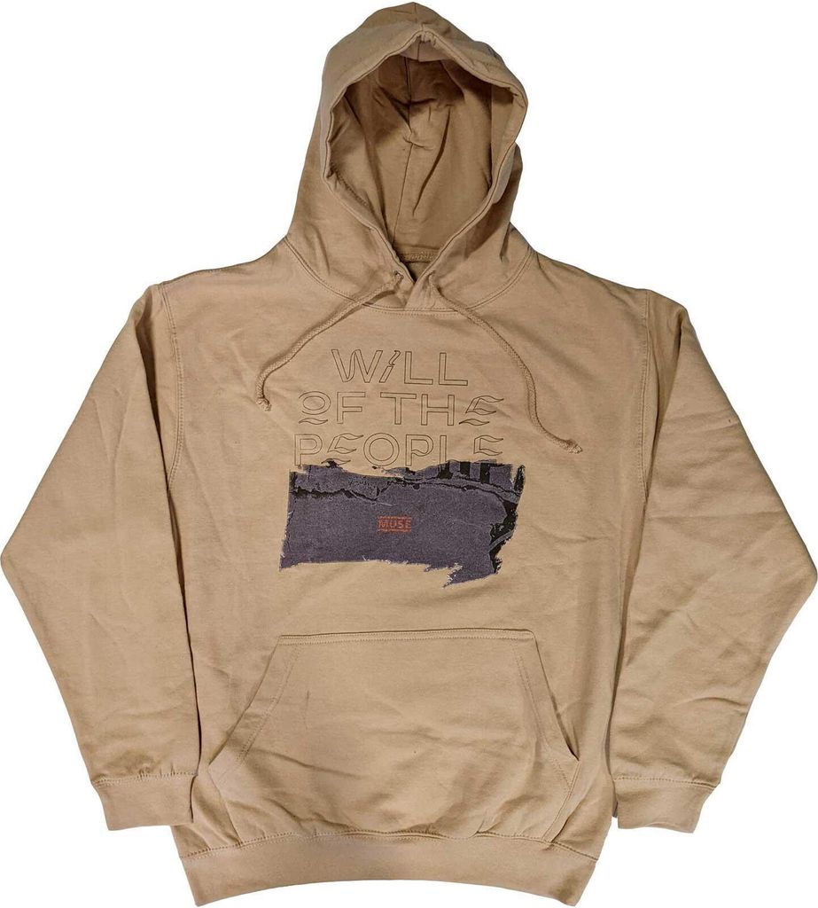 Muse - "Will Of The People" Kapuzenpullover für Herren/Damen Uni RO3152 (L) (Sand)