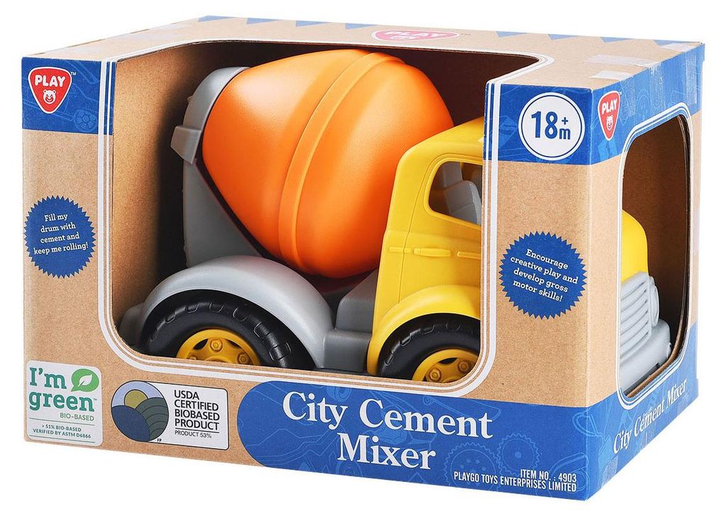 Play Zementwagen biobasiertes Spielzeug Baustellenfahrzeug Kinder