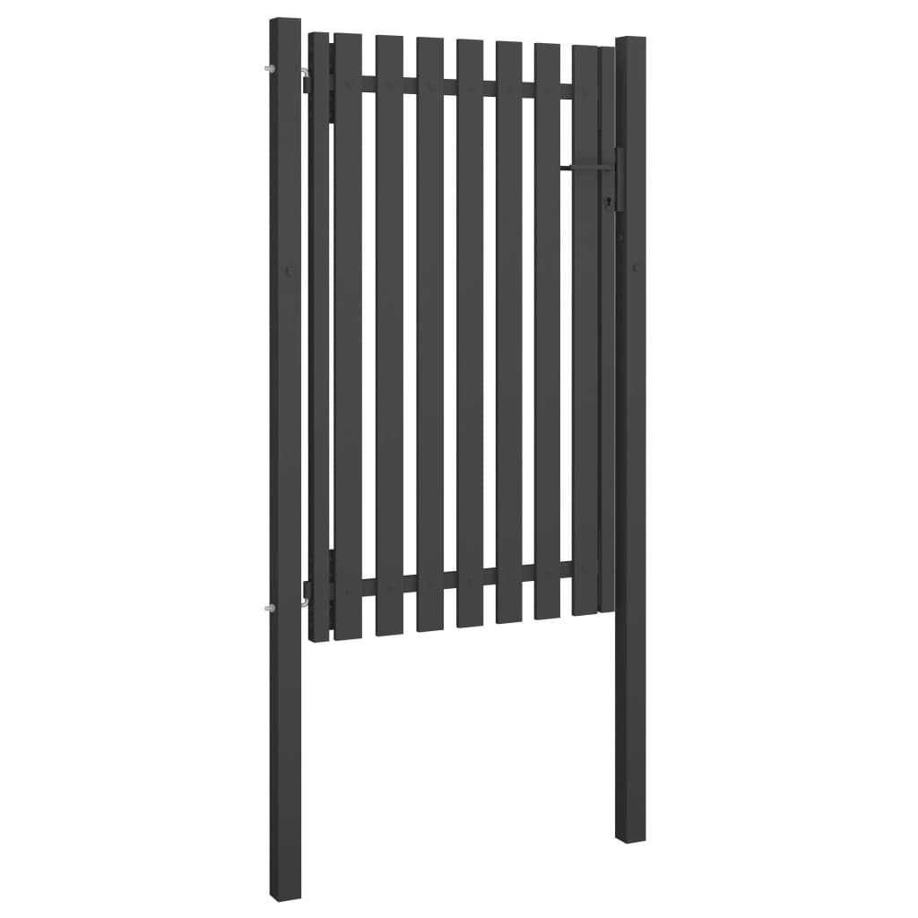 Portail de jardin en acier 1x2 m Anthracite Image du produit 