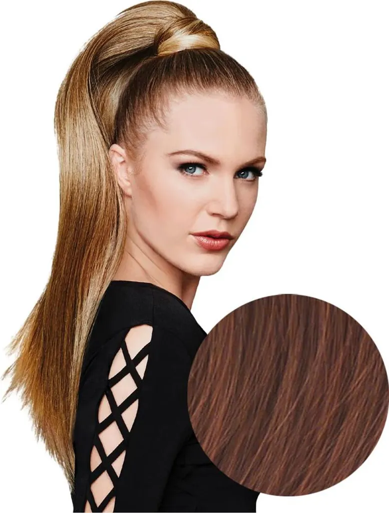 Hairdo Coda Liscia R130 64cm Rosso Ramato Scuro - Best Seller Extension