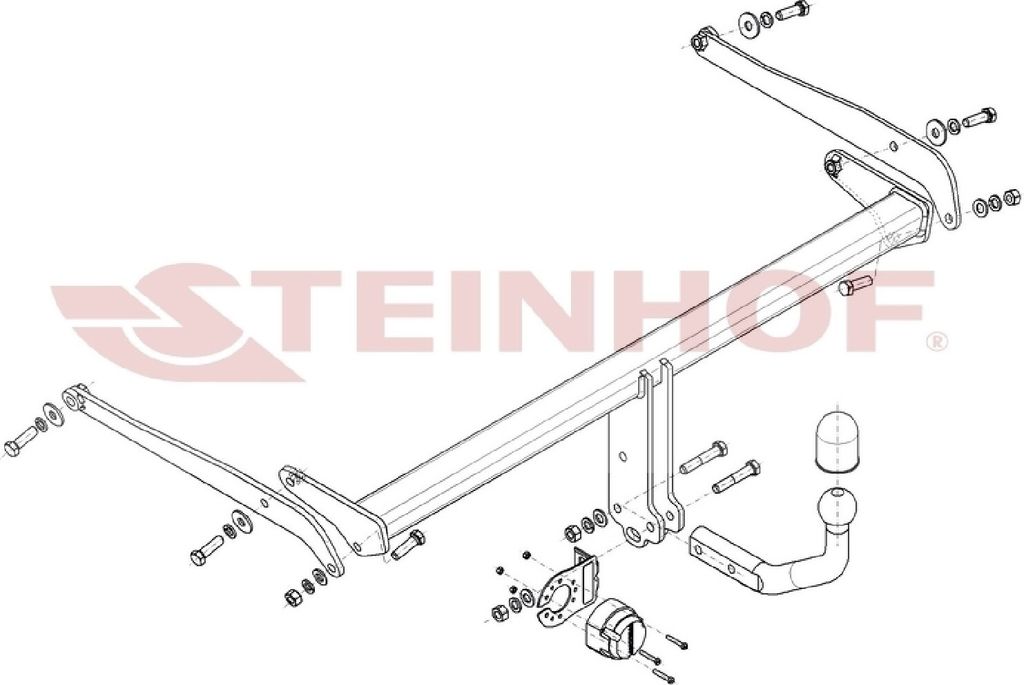 Z546535 Anhängerkupplung passend für FORD Puma 09/2019- starr