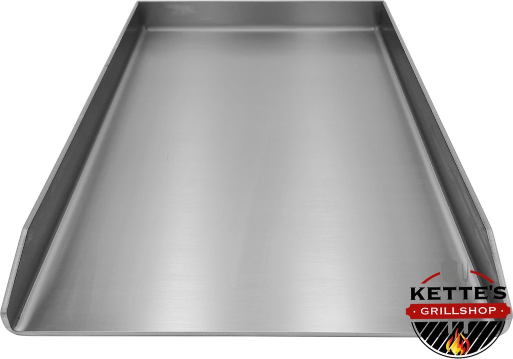 Edelstahl Plancha/Bratplatte/Burger Platte (480x250mm) kompatibel mit Genesis II