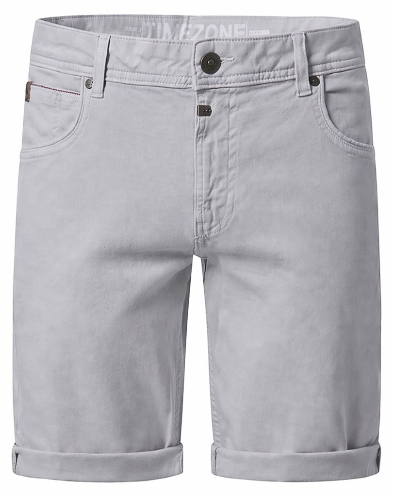 Timezone Slim Fit Shorts verdeckter Zip Fly 5-Pockets Atmungsaktiv Größe: 33W
