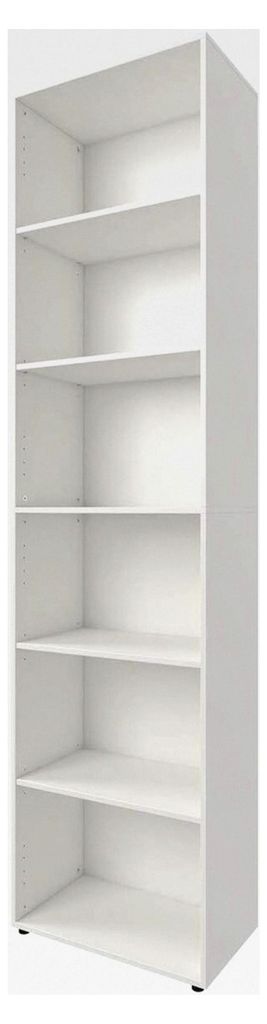 Beistellregal Ablageregal Büroregal Dekoregal Bücherregal Trio 6" Weiß