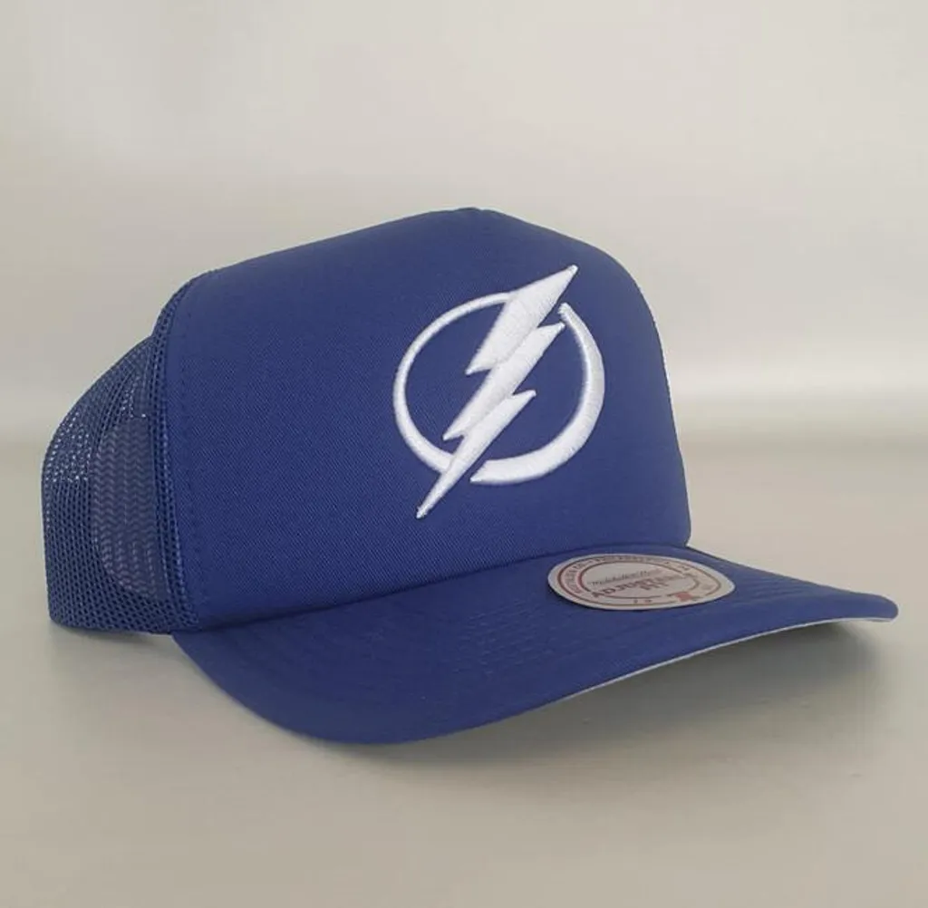 Casquette Tampa Bay Lightning NHL Evergreen Trucker Bleue pour Homme