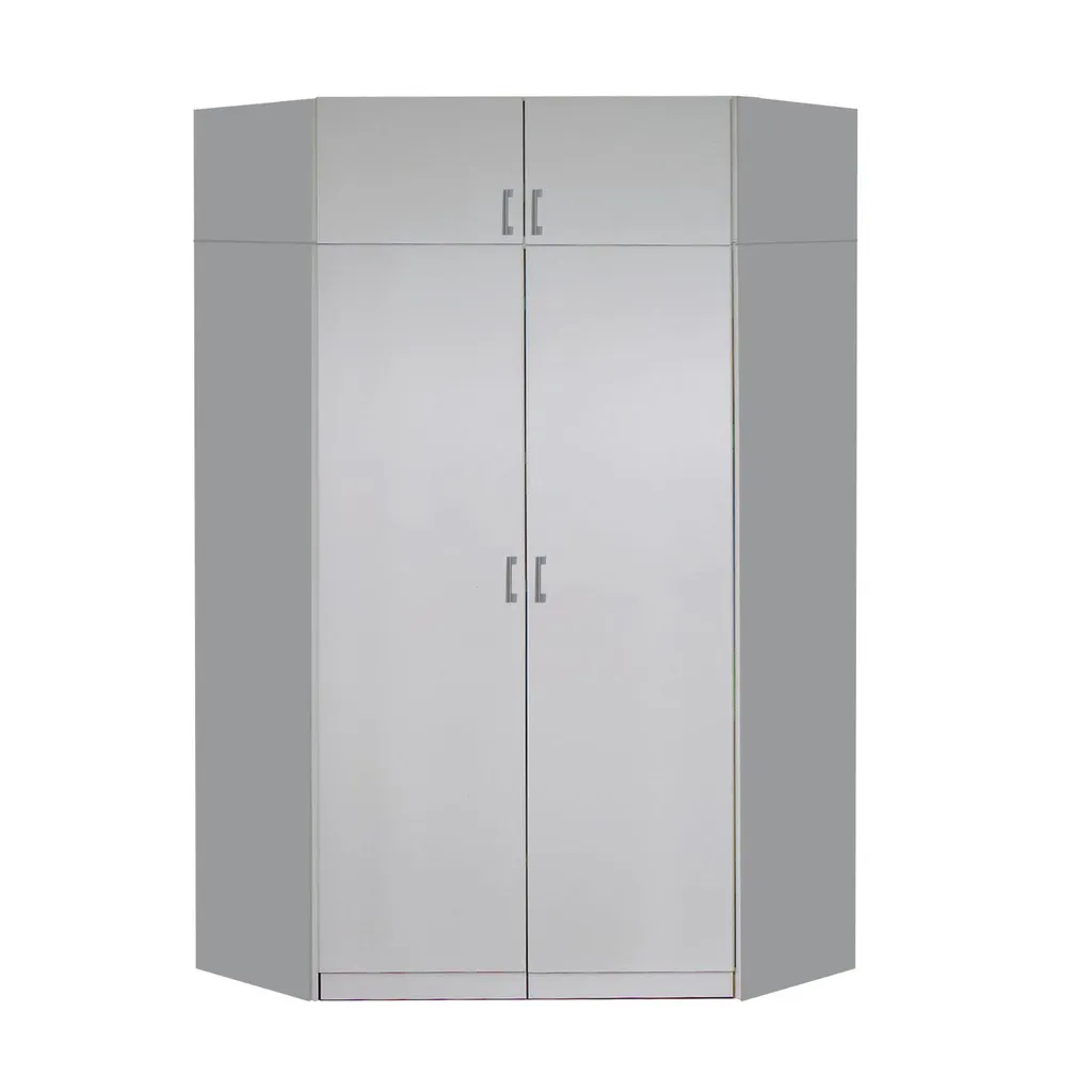 Étagère d'angle blanche ESO 21550 pour salon ou chambre d'étudiant