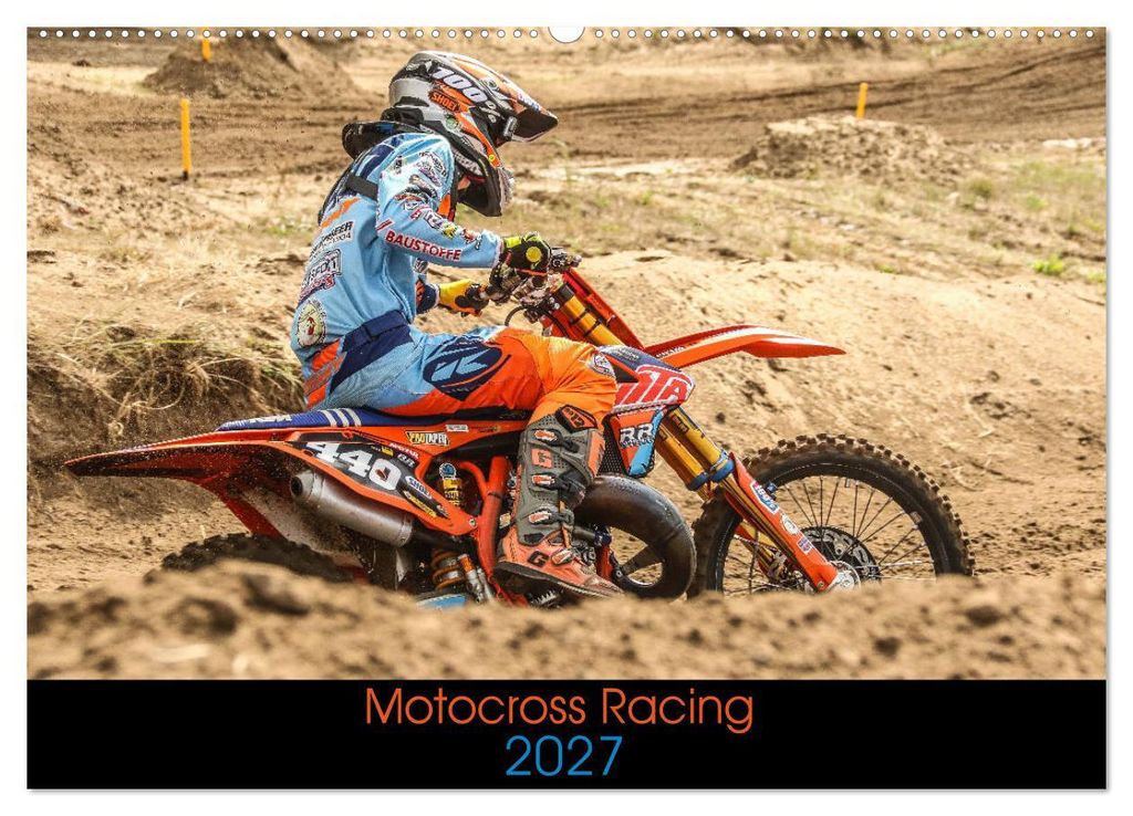 Motocross Racing 2027 (Wandkalender 2027 DIN A2 quer), CALVENDO Monatskalender
