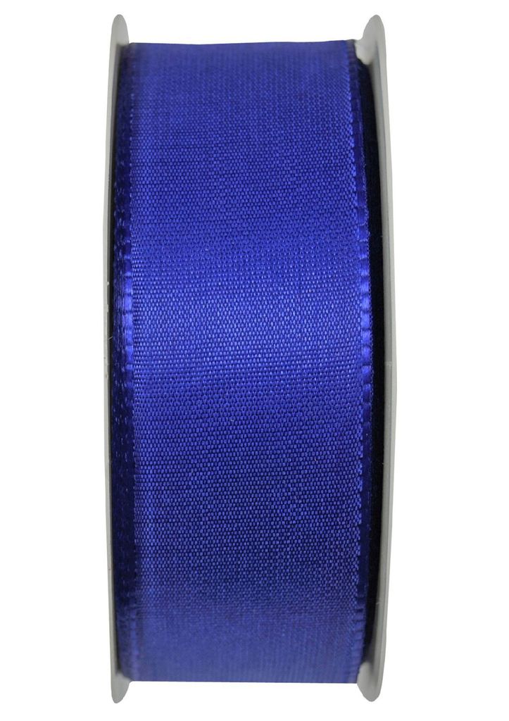 Taftband I Breite:40 mm I Länge:50 Meter I blau I Geschenkband I Germany - 0,37 € pro Meter