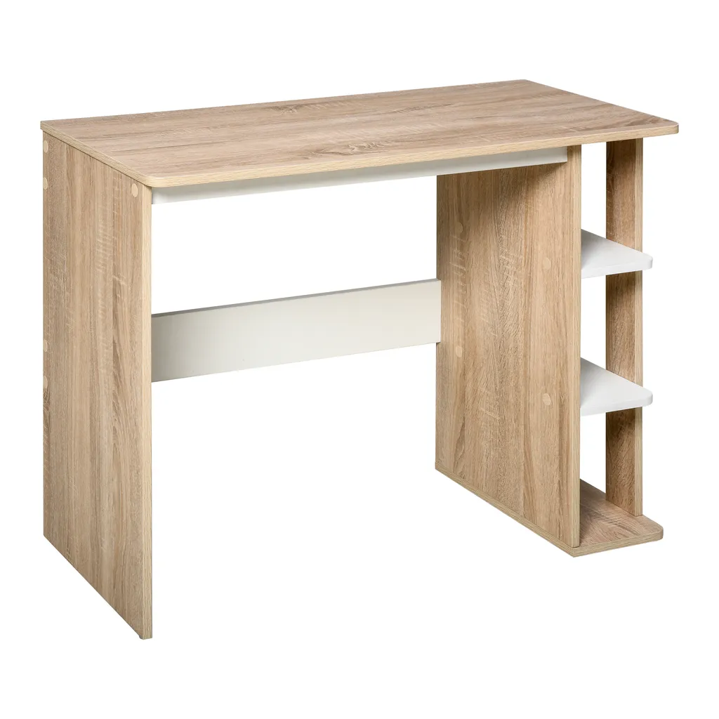 Bureau de Télétravail Scandinave 100cm pour Chambre et Salon Moderne
