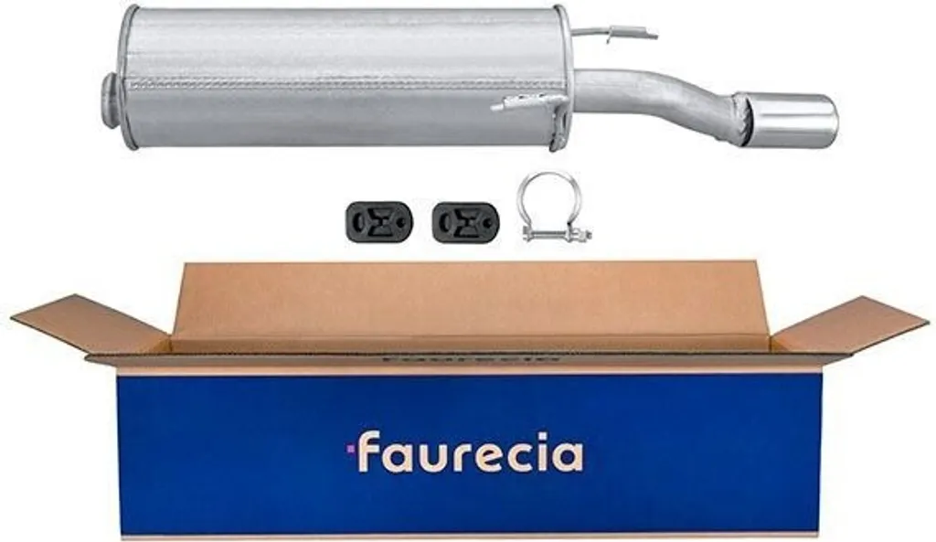 Pot d'échappement arrière pour Peugeot 306 - Silencieux HELLA 1726JX neuf