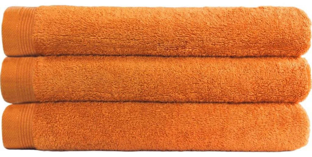 Klassisches Frotteehandtuch 50x100cm orange