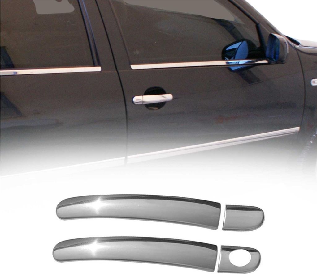 Türgriff Blende Türgriffkappen für Skoda Citigo 2011-2025 2-Tür Edelstahl 4tlg