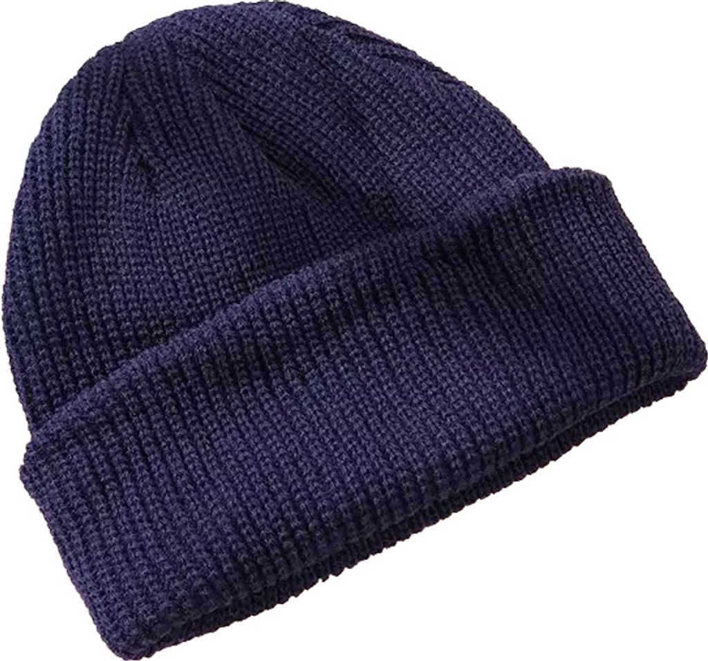 Dunkelblaue Color Mütze - Ideal für kaltes Wetter KP21288