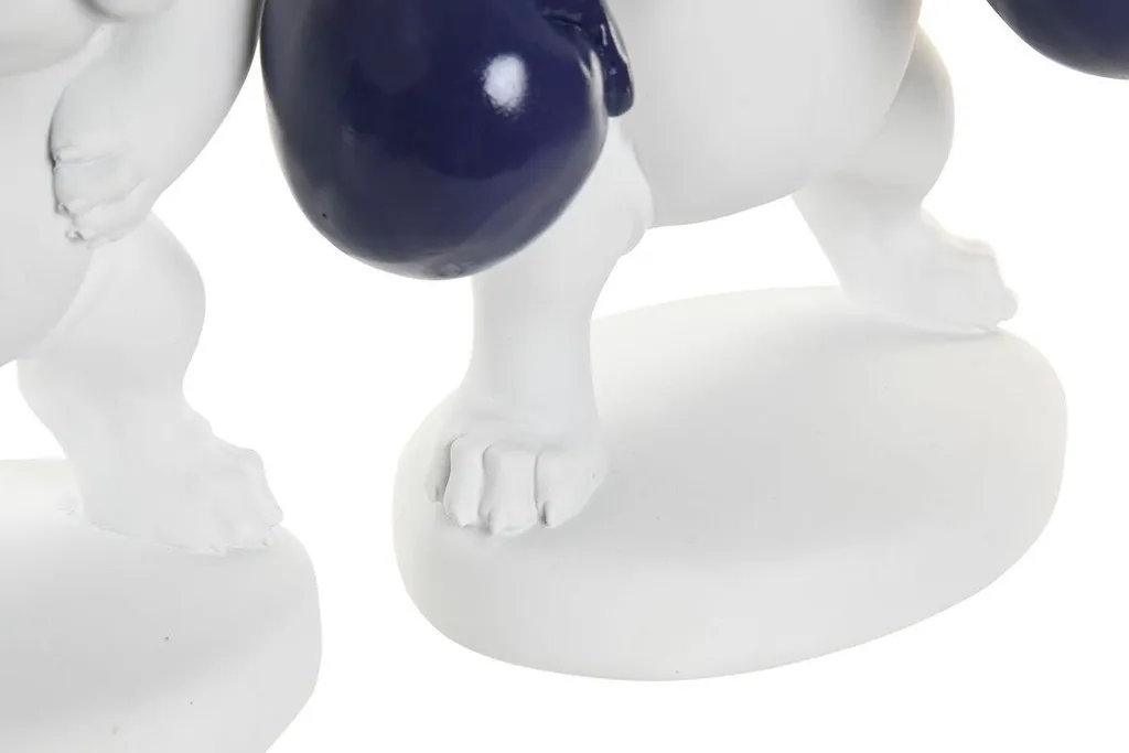 Décoration Intérieure Chien Multicolore Home ESPRIT - Set de 3 Statuettes - 3