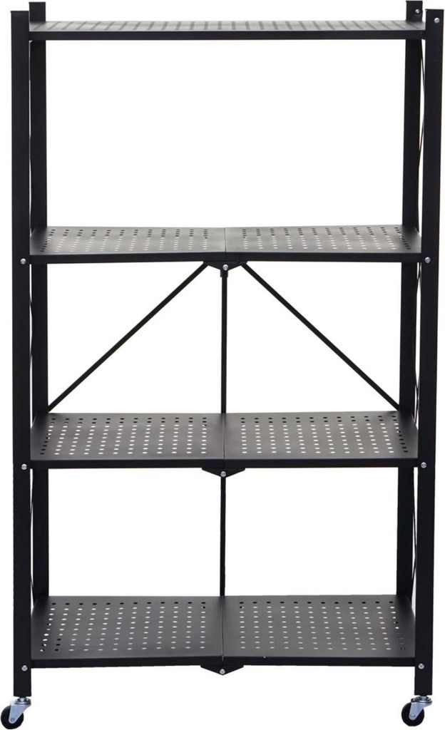 Klappbares Regal auf Rollen KLAP | HxBxT 127x72x34cm | 4 Produktbild 