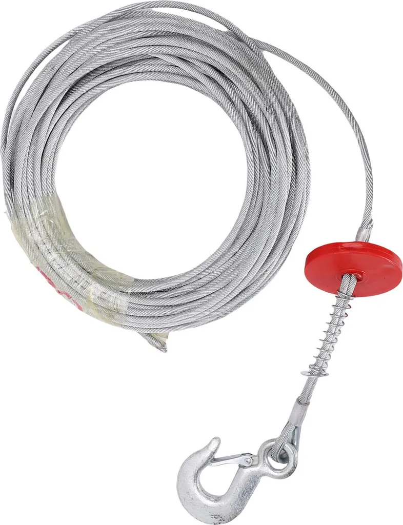 Câble en acier pour treuil de remorquage 6mm x 30m haute résistance