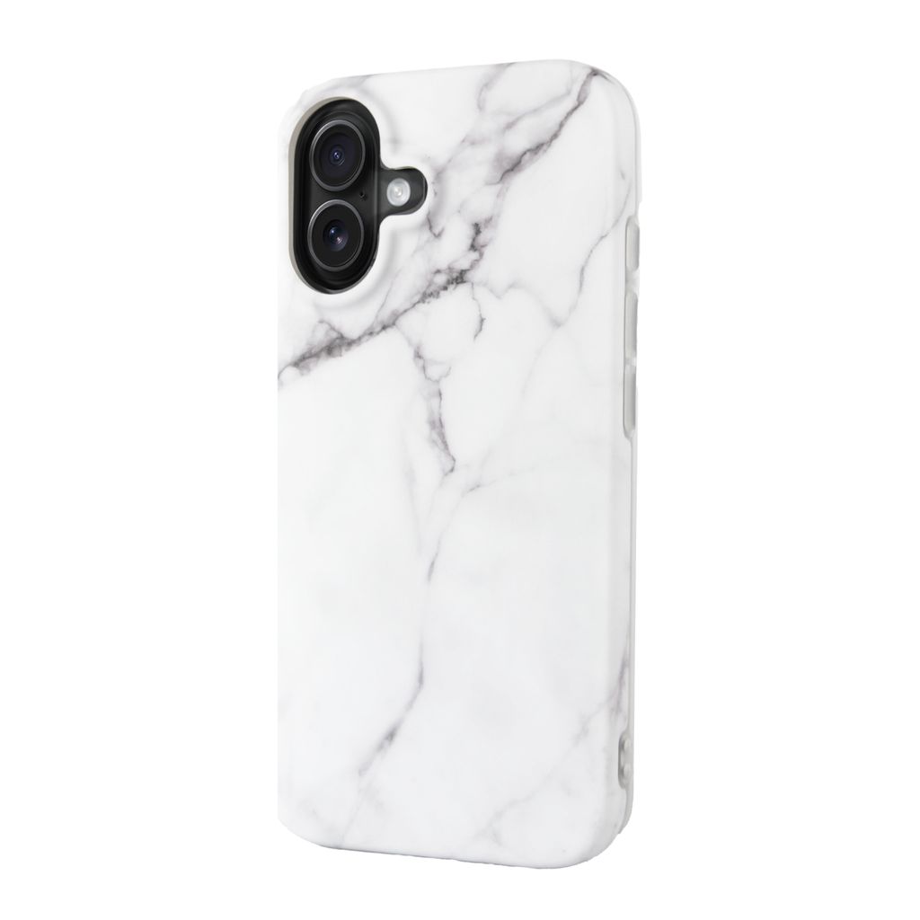 R2B handyhülle iPhone 16 Marble, Inklusive Displayschutzfolie, geeignet für Apple