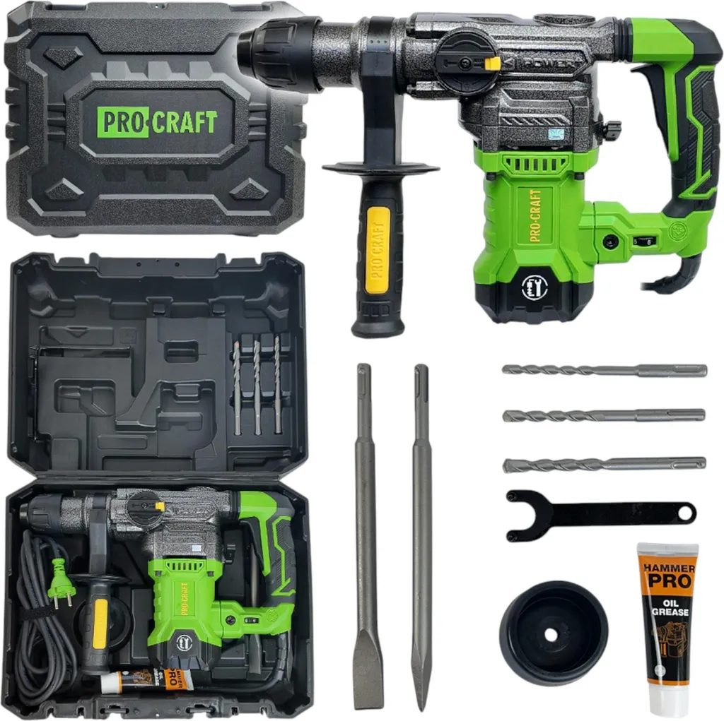 Martello Combinato Procraft BH1800 1500W SDS-Plus 5,5J | Offerta Brico