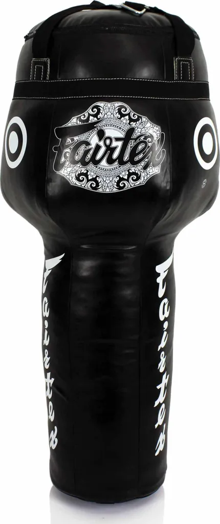 Sac de frappe incliné Fairtex HB13 Noir - Équipement Muay Thai Premium