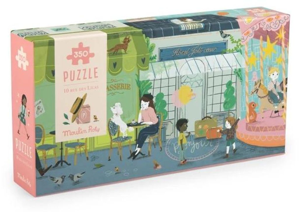Panorama-Puzzle „Pariser Gassen“, 350 Teile, Moulin Roty