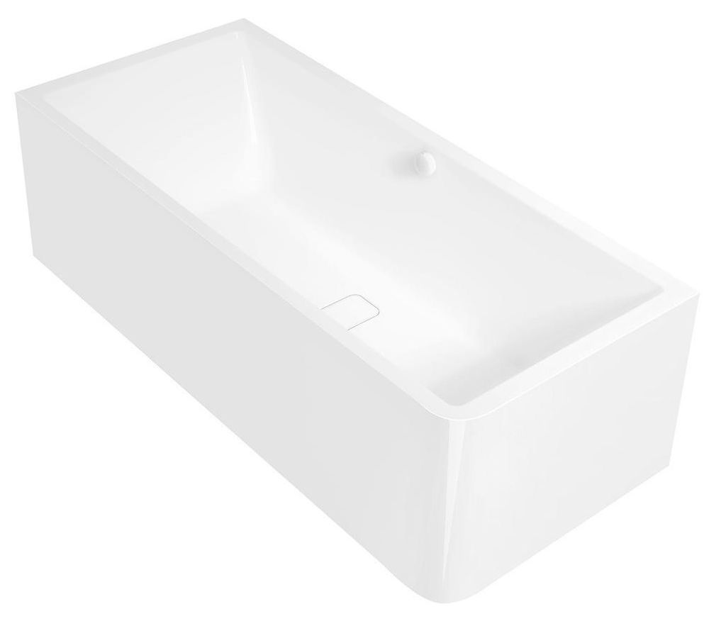 Polysan MARLENE CURVE L MONOLITH Rechteckwanne 185x85x63cm, weiß
