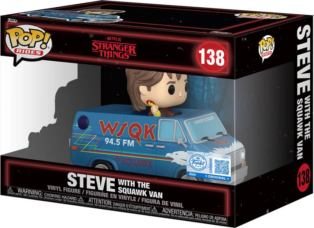 Cadeau Stranger Things : Figurine Steve et Van Squawk Edition Rare 9cm