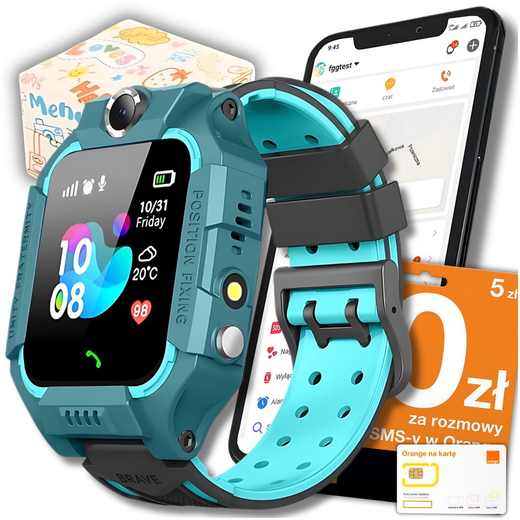 Smartwatch Dla Dzieci Zegarek Dziecięcy Lokalizator Lbs + Zdjęcie produktu 