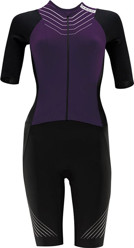 Huub Pinnacle Kurzarm-trisuit Schwarz,Lila S Frau Schwarz,Lila S