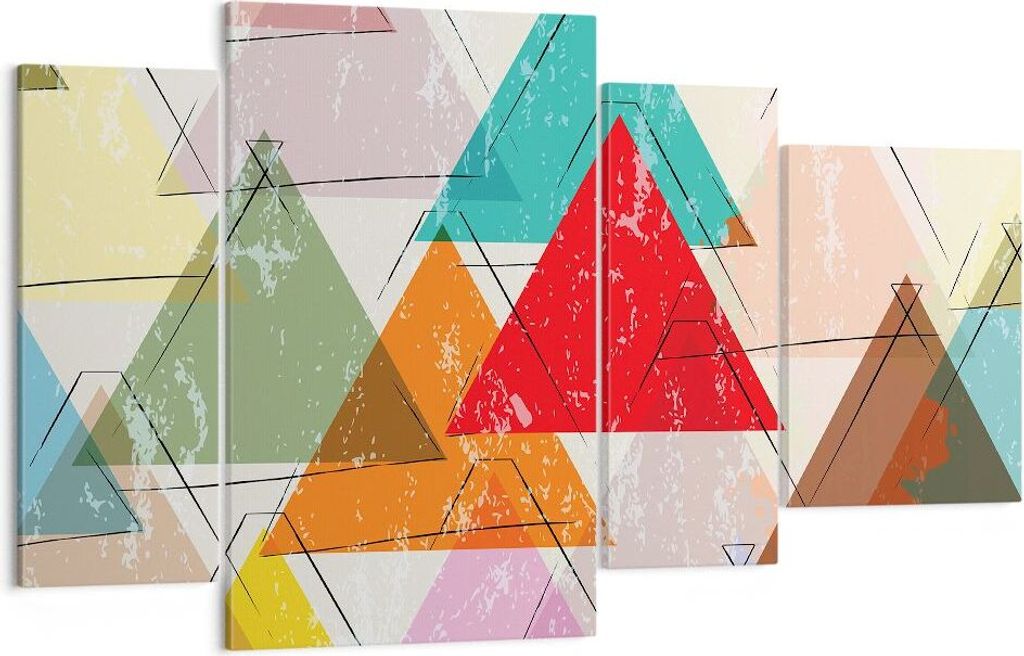 Bild auf Leinwand - Leinwandbild - Abstraktion modern - 120x70cm - Wand Bild - Wanddeko - Leinwanddruck - Bilder - Kunstdruck - Wanddekoration - Le...