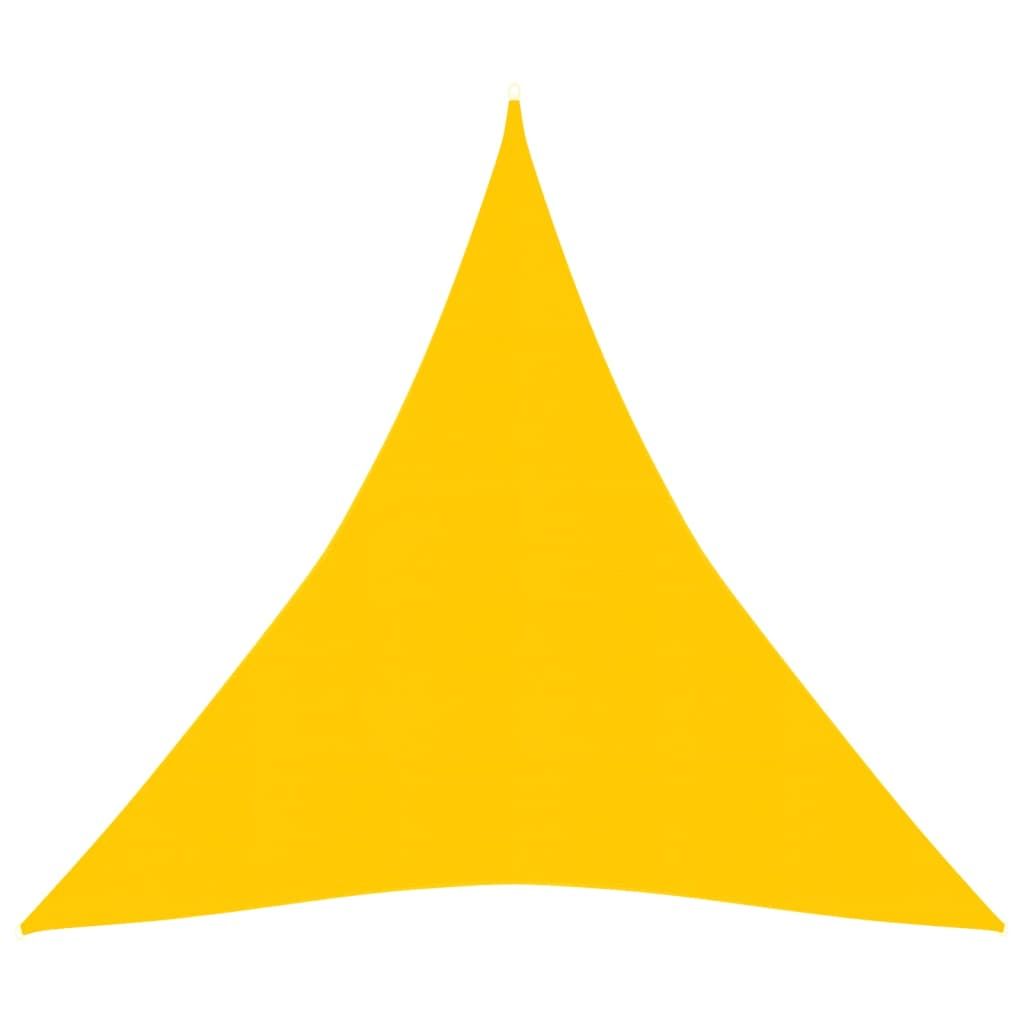 vidaXL Sonnensegel 160 g/m² Gelb 5x7x7 m HDPE Produktbild 