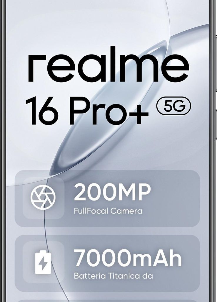 Realme 16 Pro+ Double SIM - Master Grey - 512 Go Image du produit 